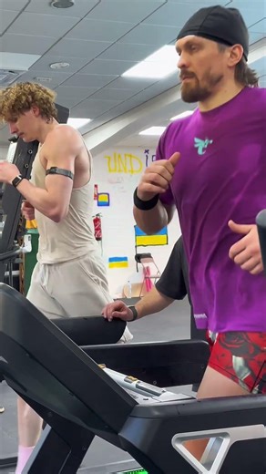 Oleksandr Usyk shared footage from a joint training session with Daniel 😉 #oleksandrusyk #usyk #fyp