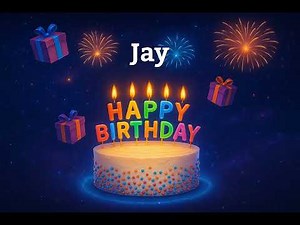 Happy Birthday Jay 🎂 | Personalized Birthday Song with Name | Custom Birthday Video
