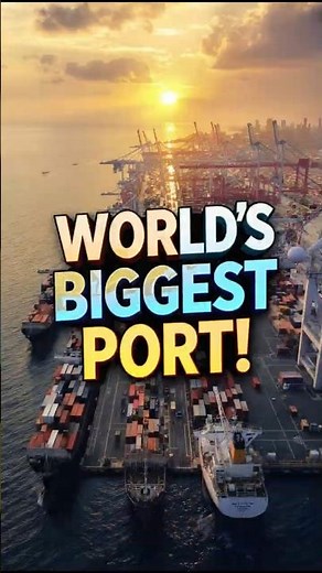Largest Port Terminal in the World | Amazing Mega Shipping Hub