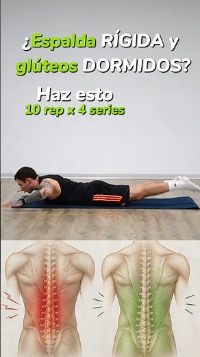 El ejercicio SUPERMAN que fortalece toda tu espalda