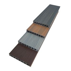 [Hot Item] New Technology Flooring Co Extrusion WPC Flooring 3D Embossed Composite Decking