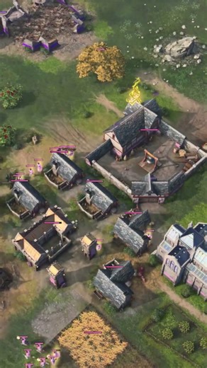 AOE4 | Double China Barbican Rush Strategy - 4v4 Team Game Gameplay