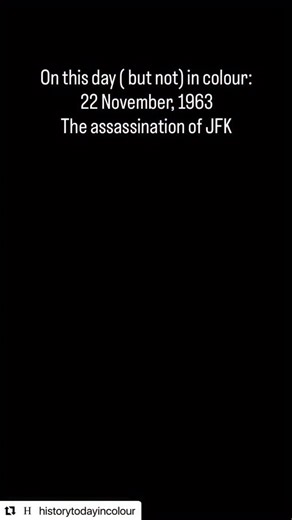 I reposted because I was just a high school kid. I stayed home that day playing hookie, the only time in my life. And the President gets shot and killed. I’m like whaaat? Rest in peace John F. Kennedy, my president for life. | Official Sandy Linter