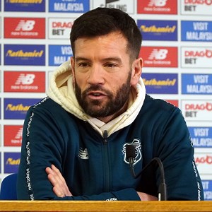 🗣️ "All these different games and different stadiums have different challenges, and the exciting part is seeing how we cope with that, try and overcome it and obviously win." Brian spoke to the press at CCS this morning ➡️ bit.ly/4qYqUs8 #CityAsOne | Cardiff City Football Club
