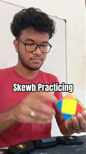 Skewb practicing ❤️✨🔥 #shorts #skewb #solving #fast #speedcubing #rubikscube