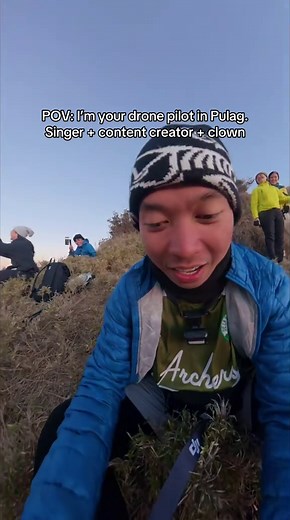 Drone in Mt. Pulag without trending music pure ingay lang ni kuyabluuu. Using my @DJI PH MAVIC 4 PRO #kuyabluuu #bundok #hiking #shotondji
