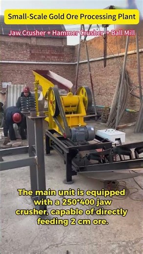 Looking for a small-scale ore processing line with low investment and stable recovery?