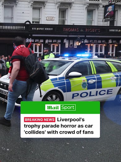 Liverpool Trophy Parade Marred by Car Collision