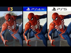 Marvel's Spider-Man E3 2017 vs PS4 pro vs PS5 Remastered | Graphics Comparison