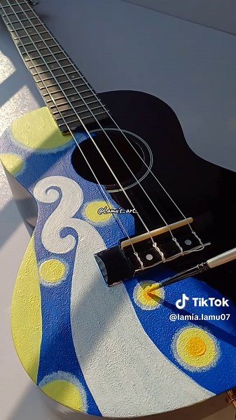 Ukulele Painting: Starry Night