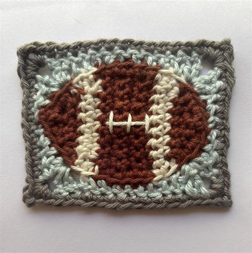 Solid Football Granny Rectangle Crochet Pattern - Etsy