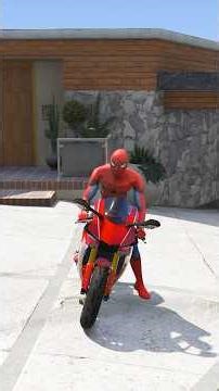Spiderman Super Bike In Gta 5 #shorts #gta5
