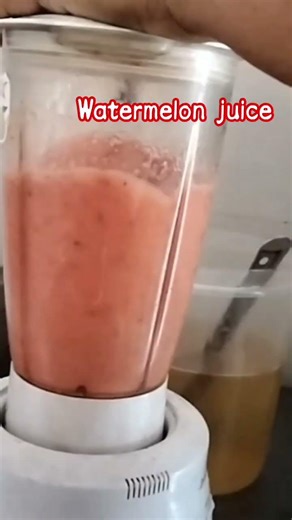 watermelon juice making 🥤