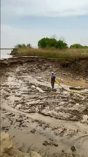 Use mud pumps to clean up the sludge process- Good tools and machinery make work easy