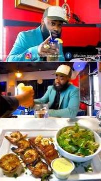 Just booked a new commercial with my favorite restaurant FUSION RESTAURANT & BAR