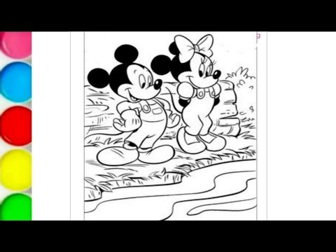 How to draw Mickey and Minnie mouse , Mickey mouse clubhouse,Disney junior Mickey @disneyjunior