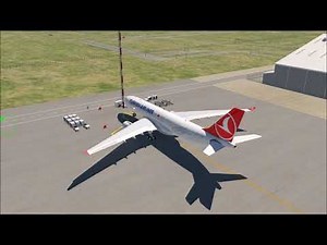 X Plane 11 Turkish Airlines A330 LTAC to LTAI First Flight [1080P]