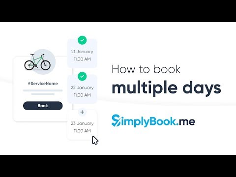 How to book multiple days
