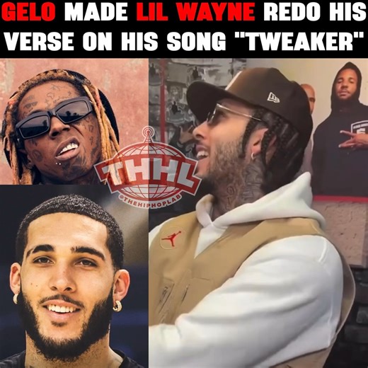 55K views · 527 reactions | #lilwayne says he usually sends out a verse and everything is fine but this time #Gelo called him and asked if he could change a few bars on his verse on Gelo's song "tweaker" was Lil Wayne the perfect guy to pick for this feature? 樂 | The Hip Hop Lab | Facebook