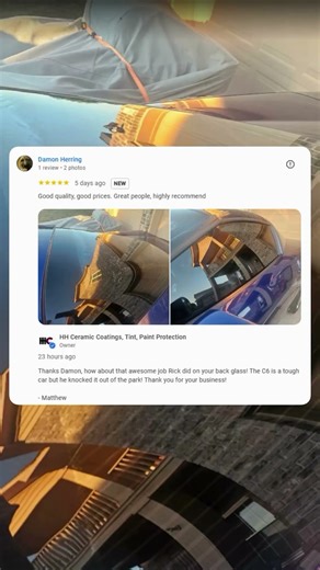 Window tint review C6 Corvette + fresh tint = pure perfection