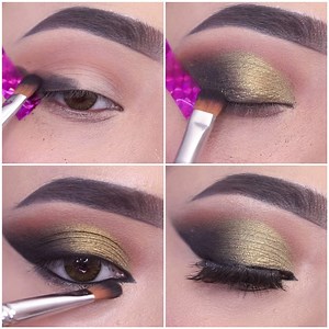 1.4M views · 10K reactions | A smokey eye looks better with some shimmer! | MetDaan Makeup | Facebook