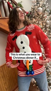 Sleighing the game with a cheeky Christmas sweater! 😉🎄✨ #NaughtyAndNice #sweaterweather #uglychristmassweaters #naughtylist | Fun.com