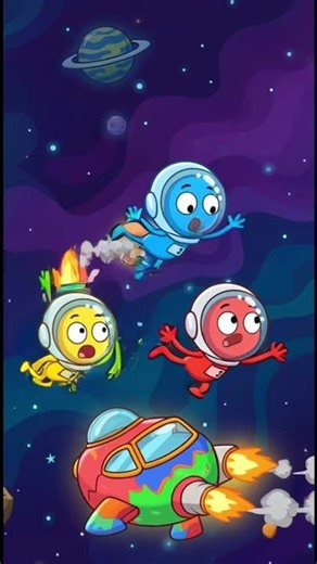 Stickman Space Adventure | Funny Animated Cartoon