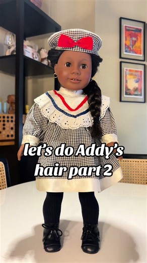 Create a Beautiful Side Braid for Addy's Hair