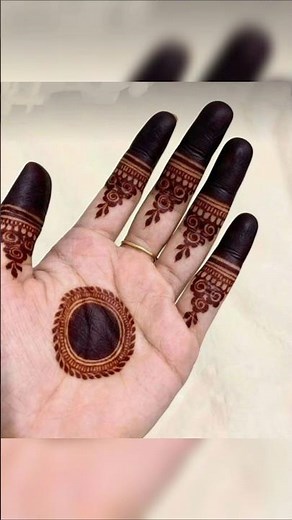 mehndi design tikki | elegant tikki mehendi design | gol tikki henna | gol tikki mehendi design