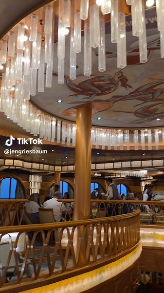 Main dining room on Carnival Pride #carnival #carnivalpride #maindiningroom #carnivaliscalling #cruise