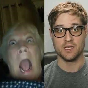 Screaming Grandma reacts tiktok meme - Part 2