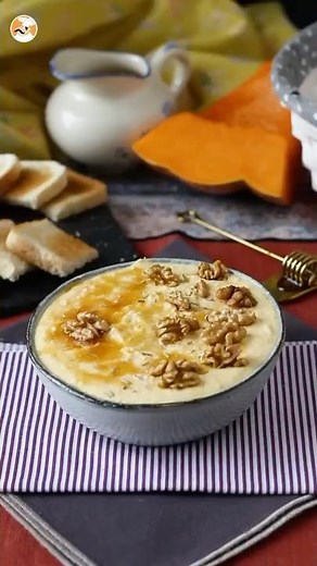 Autumn pumpkin and feta spread: sweet, colorful and super simple 🎃🧀