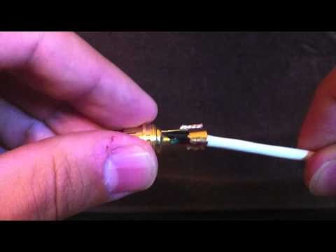 How to Make A Custom Audio Cable - Quarter Inch to RCA