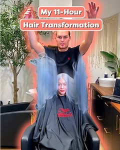 My new hair took 11 hours to complete and you'll be jealous of the results... 🤩 | Happiest