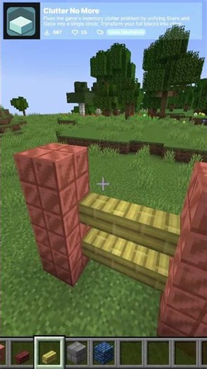 This Mod FIXES INVENTORY ISSUES #minecraft #mcyt #minecraftmods #moddedminecraft #minecraftbuilding