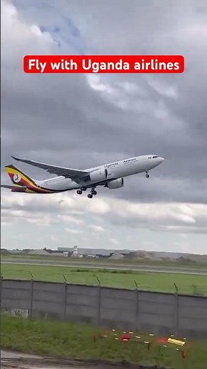 Fly with Uganda airlines #ugandaairlines #visituganda 🇺🇬