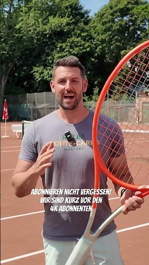 Road to 4K Abonennten! Der perfekte Schläger für Anfänger? #tennis