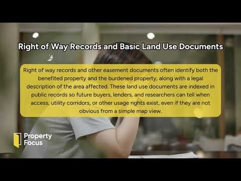 How Easements Appear in Property Records