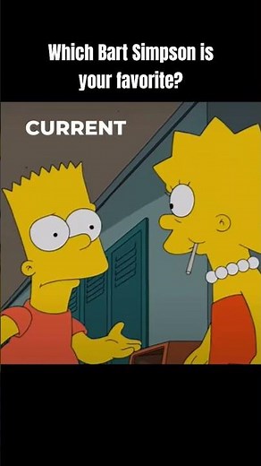Evolution of Bart Simpson throughout the years. Which Bart is your favorite? #bartsimpson #simpsons