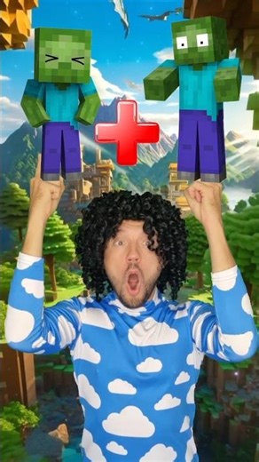 Baby Zombie + Minecraft Zombie = Minecraft Animation