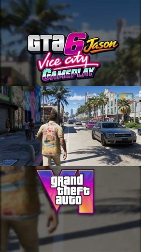 Grand Theft Auto VI: Jason Vice City Gameplay #gta6 #gta6trailer #gta #gaming #gta5