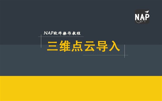【NAP软件操作教程】2.1.2 三维点云导入