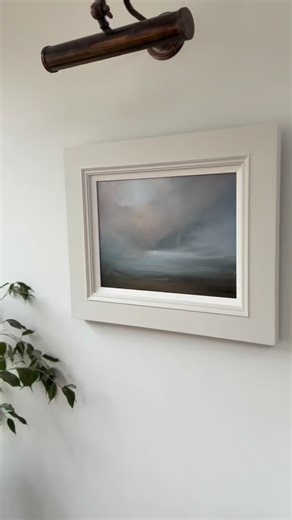 ‘Exhale’, Oil painting on panel. Available now @cotswoldsartco #landscapepainting | Hannah Benkwitz Art | Facebook