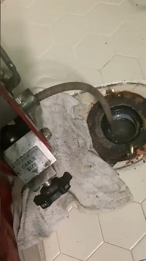 Toilet Clog Repair & Reset | Pulled Toilet to Clear Main Stoppage