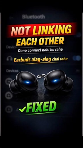 Both Earbuds Not Connecting Together? FIXED 🔥 Earbuds Linking Problem Solved (2026)