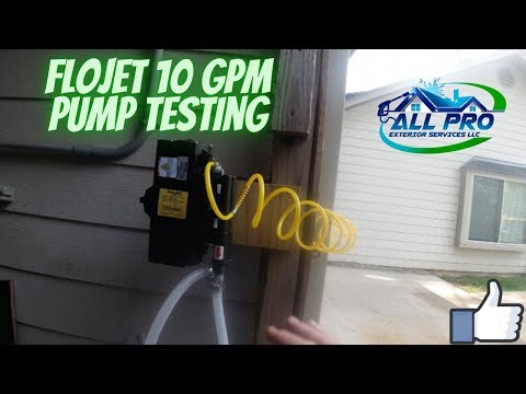 Flojet 10 GPM Pump Testing