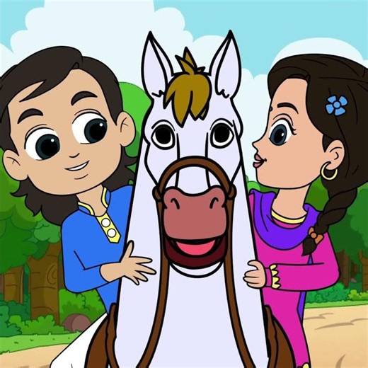 O Mere Ghode Chal - ओ मेरे घोड़े चल | Fun For Kids TV Hindi Rhymes #shorts #shortvideo #shortsfeed