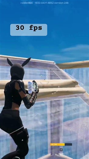 30 fps vs 240 fps #fortnite #helpmemakethismakesense #fortnitegameplay #fyp #viral