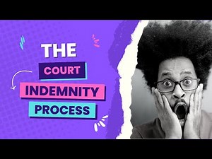 The Indemnity Bond Process In Court Situations (Using a Bond to Bond the charges)