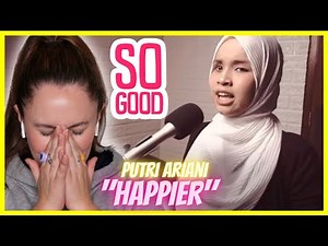 Putri Ariani "Happier" | Reaction Video
